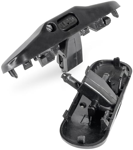 Click&Fit Einstellbare Scheibenwaschanlage Düsen für Golf MK5/MK6 Touran 2004-2013, Passat Tiguan 06-14, Caddy Jetta Beetle Touareg 11-14, Amarok - Scheibenwaschdüsen Wassersprüher für 2KD955985, 2x