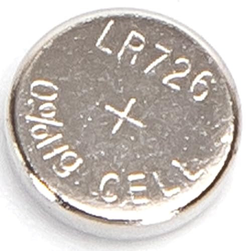 Pila de botón de 1.5 V AG2 LR726, Pack de 4 Unidades, Ideal para Dispositivos electrónicos y Relojes.