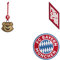 Step by Step Magic Mags FC Bayern „Mia san Mia“, 3-teilig, 2 Magnet-Applikationen und 1 Anhänger, Fußball, MIA SAN MIA, FC Bayern - Logo, passend zum Schulranzen oder Vorschulrucksack
