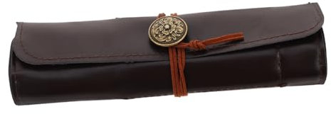 Ciieeo Housse En Cuir Imitation Pour Outils Pochette Roulante Portable Et Légère Rangement Organisé Et Gain De Place Pour Artisans