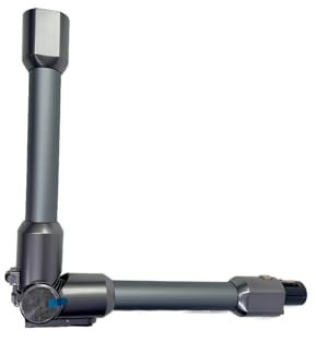 GZLLWVNK Bent Pipe Metal Tube Replace Vacuum Cleaner Telescopic Rod Spare Parts ，Compatible For JIMMY ，H10 PRO / H10 Flex / H8 Flex / H9 Flex /H9 Pro /JV85 Pro /JV85