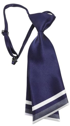 LIGIGWASH Damen Doppel-lagen Krawatte Mit Schnalle Elegante Business Schlips in Vorgebundenes Schlichtes Design Bequem Für Geschäftstreffen Formelle Anlässe Und Festliche Kleider