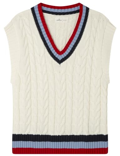 Springfield Chaleco Varsity Contrast Rib, Bronceado, L