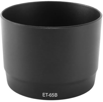 Ludom ET-65B Lens Hood Shade, 58mm Digital Flower Lens Hood, Suitable for EF 70-300mm f/4-5.6 i s USM lens (Black)