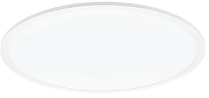 EGLO LED Deckenleuchte Sarsina dimmbare Aufbauleuchte | aus Aluminium und Kunststoff, Deckenlampe in weiß, Deckenbeleuchtung neutralweiß, Küchenlampe Ø 60 cm