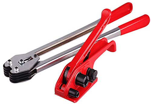 Seababyhouse Tendicintura Poly Cutter e Sealer Set di Kit di Confezionamento per Fascette per Fascette Manuali, Tenditore per Larghezza 1/2 -3/4 Poly, Sealer per 3/4 Larghezza Cinturino