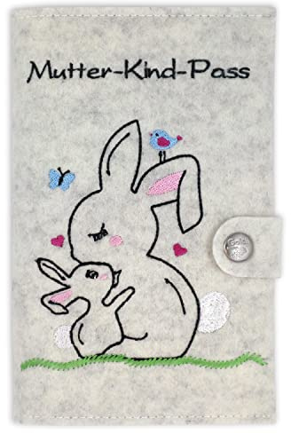 Hasenliebe Maternity Pass Cover Made in Germany with Extra Inner Compartments and Fastener