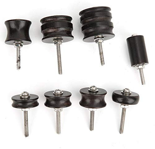 8 Stück Leder Craft Burnisher Holz Burnisher Leder Werkzeug Sandelholz DIY handgemachtes Leder Craft Polierwerkzeug für elektrische Rotary Tools