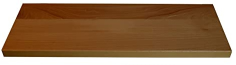 Gradini in legno faggio massello, per scale da interno dello spessore di 38-40 mm, larghezza 30 cm, verniciato naturale Venduto da SMI di Stefano Morsolin (100 CM)
