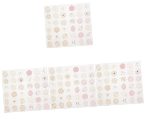 STOBOK 144stücke Selbstklebende Wachssiegel Aufkleber Und Bernsteinfarben Für Kreative Briefumschlagdekoration Für Hochzeiten Und Einladungen Retro-look