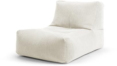 SITTING POINT only by MAGMA Shara Sitzsack Rock aus Cord – 100×65 cm Loungesessel, Cord Sitzsack für Erwachsene & Kinder, Gaming Sitzsack Sessel, Bean Bag Chair – pflegeleichter & robuster Bezug