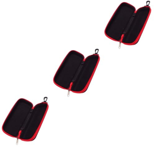 Vaguelly 3stücke Kazoo Aufbewahrungstasche Shockproof Kazoo Case Mit Reißverschluss Leicht Und Praktisch Schützt Vor Stößen Und Kratzern Kompakte Für Einfachen Transport