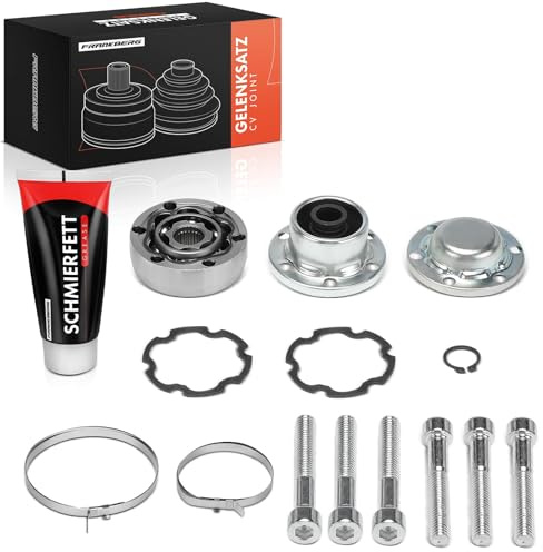 Frankberg Kit de joints homocinétiques, arbre de transmission arrière | Compatible avec: XC90 I 275, S40 II 544, V70 II 285, V50 545, K.u.g.a I, V70 I 875 876, XC70 Cross Country 295, S60 I 384
