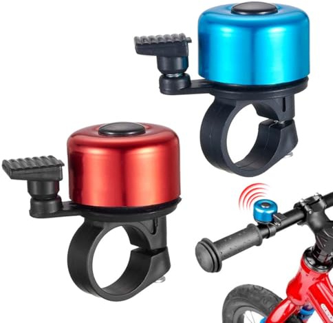 KYLOS Lot De 2 Sonnettes De Vélo Universelles, Sonnette Velo Adulte, Sonnette De Vélo Aluminum Cloche De Vélo