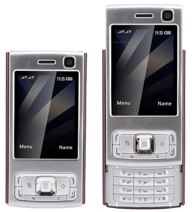 VBESTLIFE Telefono Cursore Sbloccato, Telefono Cellulare GSM 2G con Schermo 2.0 Pollici, 1000 MAh, Altoparlante Ad Alta Voce, Dual Sim, Lettore Musicale, Bluetooth, per Anziani per Bambini (Viola)