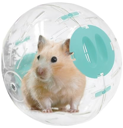 Rueda para Hámster Suministros de Juguetes Mascotas Pequeñas y Accesorios | Juguetes Hámster Transparentes y Silenciosos Juego Deportivo Mascotas Interior Exterior