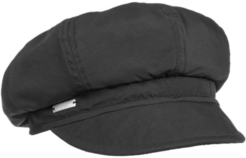 Seeberger Rainy Day Ballonmütze Damencap Newsboy-Mütze Baker-Boy-Mütze Regencap Damen - Wintercap Sommercap mit Schirm, Futter Herbst Sommer Frühjahr Winter Frühling-Sommer