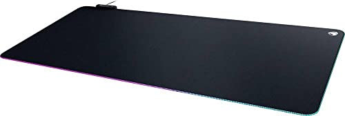Roccat Sense AIMO XXL Gaming Mauspad - LED Beleuchtung, Höchstmaß an Präzision, gummierte Unterseite, (900 mm x 400 mm x 3,5 mm), schwarz ROC-13-371 Schwarz + AIMO