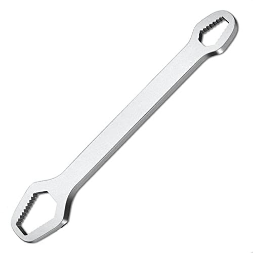 XIAOBA Universal-Doppelendschlüssel, selbstfestziehende 8–22 mm Schraubenmuttern Reparaturschlüssel, Doppelkopf-Ratschenschlüssel, multifunktionales Schlüssel-Set, Schraubenmuttern
