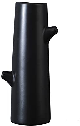 DECRZPB Jarrón de Rama Negra de cerámica Escultura Artesanal jarrón Colgante de Pared 3D decoración de Pared Oficina Regalo de Boda