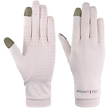 MOUNT TEC UV Protective UPF 50+ Sunscreen Glove Ladies Touch Screen Gloves for Outdoor Activities Driving Cycling Fisishing Hiking (Pink, Large)