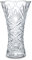 H&D HYALINE & DORA Klare dicke Glasvase, 24 cm Kristallvase große Tischvase Tischdekoration, Heim, Garten, Café Dekoration, Hochzeitsdekoration, Sonnenblumenmuster