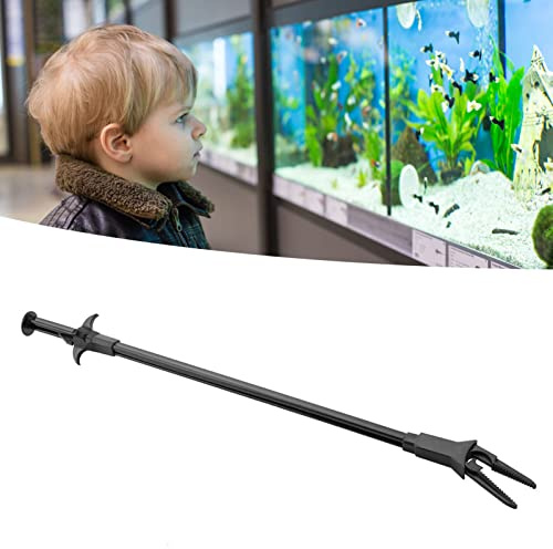 Aquarium-Pinzette, 19,7 Zoll Aquarium-Zange, Wasserpflanzen, Algen, Kunststoff-Klammer, Clip-Reinigungswerkzeug, Mehrzweck-Pflanzenschnittzange, Reiniger, Aquarium-Pinzette für Süß- und Salzwasser-Aqu
