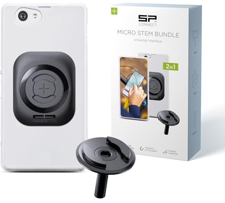 SP CONNECT Micro Stem Mount Pro mit Universal Interface | SPC+ | Handy Halterung für den fahrradlenker | Smartphone Halterung Fahrrad | handyhalter