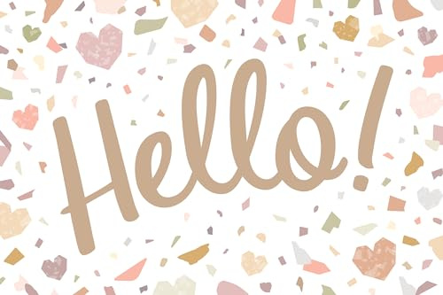 Teacher Created Resources Terrazzo Tones Hello Postcards (TCR7224)