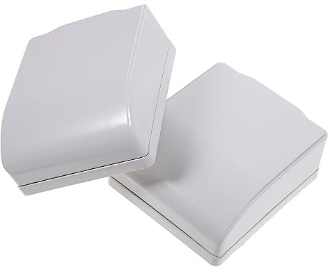 Homoyoyo 2 Stück 86 Steckdosenabdeckung Lichtschalterabdeckungen Dessertschalen Aus Glas Wandplatte Vertikale Auslassabdeckung Abdeckung Für Außenstecker Weiß Kind Abstellgleis Universal-