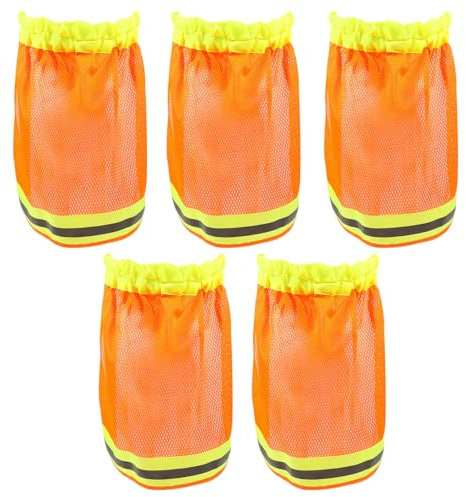 jojofuny 5st Schutzhelm Sonnenblende Schutzhelm Sonnenschutz Gelber Schutzhelm Mesh-nackenschild Hart Sicherheitshut Sonnenschutz Mesh-Hals Uv-hüte LKW Schutzhülle Geflecht Aus Chemiefaser