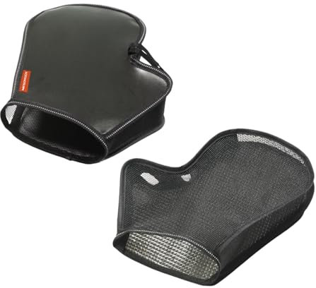 Manchons de guidon de moto - Gants en maille, gants de moto d'été | Gants de protection solaire d'été de moto, bas, maille aérée, design tridimensionnel, manchons de moto pour hommes et femmes, Noir ,