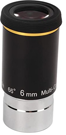 1,25-Zoll-Teleskopokular, 66-Grad-Ultraweitwinkelokular mit Staubdichter Abdeckung, Optisches Glas aus Aluminiumlegierung, 1,25-Zoll-Weitwinkelokular Zum Austausch
