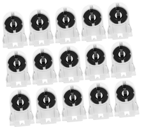 Gadpiparty 50 Stück Leuchtstoffröhren Fassungen Für Röhrenlampen Lampensockel Robust Korrosionsbeständig Vielseitig Einsetzbar Für Innen Außen