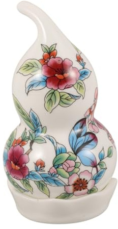 ARTSEWPLY Palillero De Cerámica Dispensador Único para Palillos Diseño De Calabaza