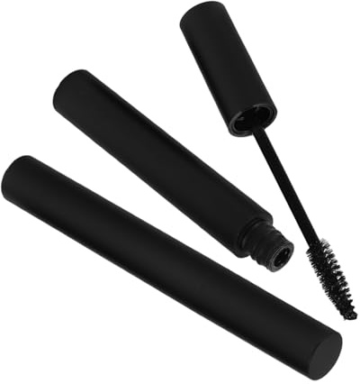 BAZEITFLOW 2 Stück Temporäre Bartfarbe Schwarz für Männer Schnurrbart und Augenbrauenfarbe mit Profi Pinsel Lichtechte Haartönung für Voluminösen Bart und Definierte Brauen Schnelle