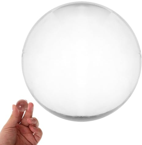 BESPORTBLE Kristallkugel aus Glas 30mm Fotografie Requisite Feng Shui Dekoration Meditationsball Transparent für Büro Wohnzimmer