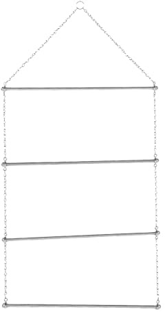 Luocute Estante para Mantas, Organizador de Mantas para Silla de Montar Extra Ancho de 33 Pulgadas con 4 Varillas para Colgar, para Silla de Montar y Almohadillas para