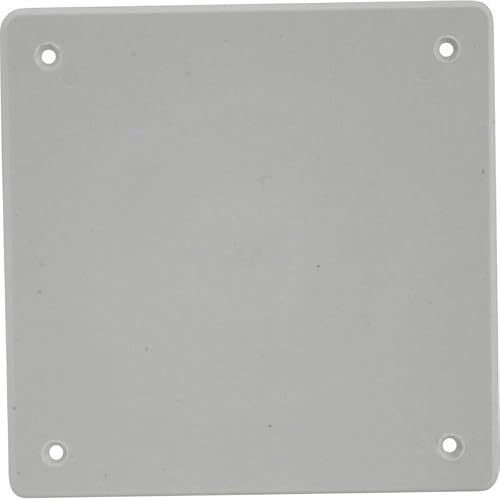 Unitec Coperchio per scatola di derivazione da incasso, 100 x 100 mm, bianco, ignifugo