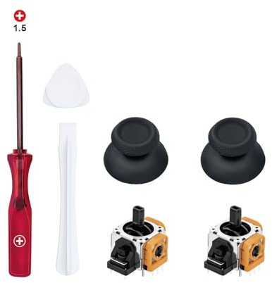 Wigearss 7 in 1 Kit di Joystick Analogico di Ricambio di Riparazione per Controller PS5