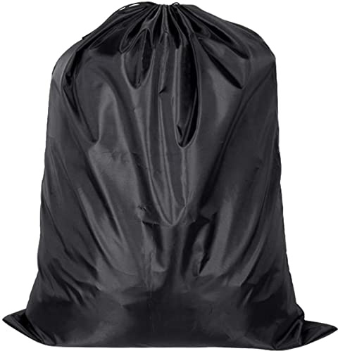 Fodlon Extra Large Drawstring Bag, 110cm x 140cm Waterproof Storage Bag, Oxford Fabric Quilt Organizer Bag for Toy, Bedding,Underbed,Clothes,Shoes Duvet Blanket (110cm x 140cm), Black