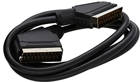 kenable Scart-Kabel, 21-polig, 1 m, Schwarz