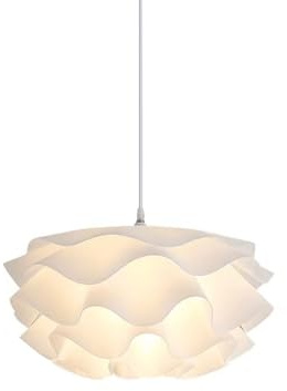 WEitol Dining Room LightPendant Light|Dining TablePendant Light|BarLighting Fixture|Cream Wind White Pinecone Ironmongeryhanging Lamp|Iron Chandelier|Acrylic Pendant Light