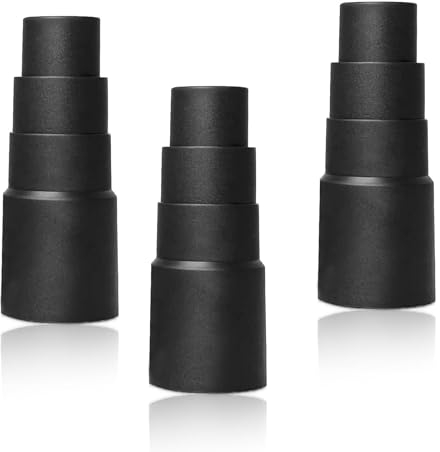 3 Pcs Universal Vacuum Adapter,Vacuum Clearner Adapter for Power Tools,Sander Dust Extraction Hose Adaptor for Makita Random Orbital Sander, Jigsaw, Circular Saw Reducer Accessories