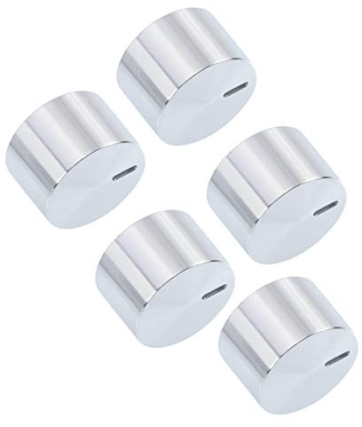 Angoily Herd Bedienknopf Brenner Bedienknöpfe Ersatz Aluminiumlegierung 5 Stück Gasherd Knöpfe Kompatibel Für Gasherde Mit Einfacher Montage