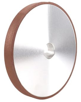 Mola abrasiva diamantata piatta da 150 mm/180 mm/200 mm, disco per smerigliatrice parallela per fresa in acciaio al carburo di tungsteno, 200 x 25 mm, grana 180