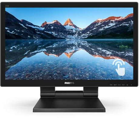 Philips B Line 222B9TA/00 LED display 54.6 cm (21.5) 1920 x 1080 pixels Full HD LCD Touchscreen Tabletop Black