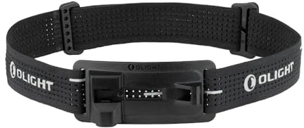 OLIGHT Perun 3 Mini Headband de Lampe Frontale, sangle principale et sangle supérieure, compatible avec la lampe torche Perun 3 mini