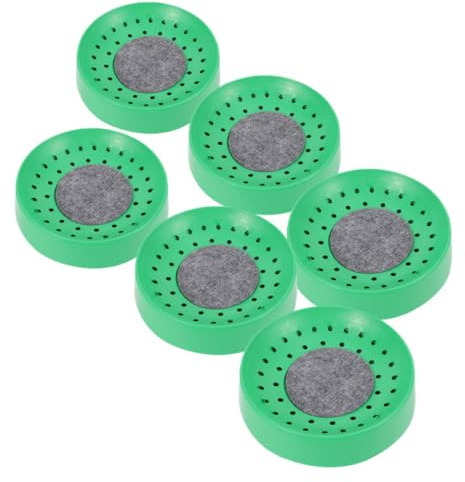 DIYEAH 6 pièces Nid de Pigeon Plastique avec Tapis Bol de Nidification Respirant et Stable pour Élevage et Éclosion des Oiseaux Accessoire pour Jardin et Ferme