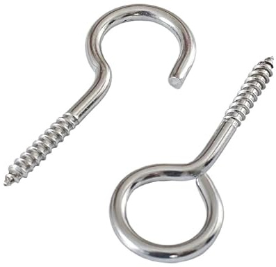 Ganci ad occhio in acciaio zincato Bulloni ad occhio Viti autofilettanti 3# 4# 5# 6# 8# 10# 14# (50,6#)